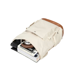 Nouveau Style unisexe mode Softback sac à dos avec fermeture à glissière grande capacité pour voyage et école utiliser Polyester matériel Vietnam - Product Image 4