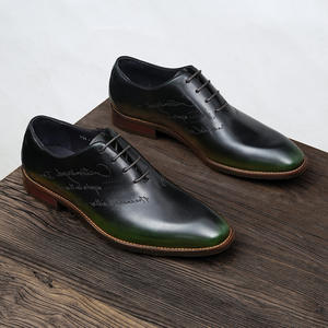 Chaussures en cuir avec talon renforcé et semelle antidérapante, chaussures formelles pour hommes, chaussures de travail pour hommes - Product Image 3