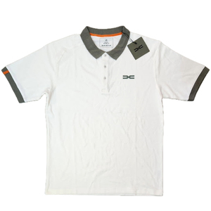 T-shirt à manches courtes gris pour homme Dacia, en jersey de coton antibactérien uni, vêtement décontracté avec logo sur le devant - Product Image 2