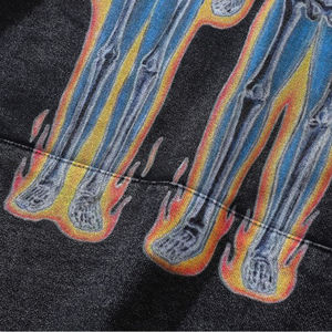 Hommes Streetwear Acid Wash Hoodie Polyester Coton Léger Respirant Élégant Pull À Capuche Casual Mode Outfit Top - Product Image 6