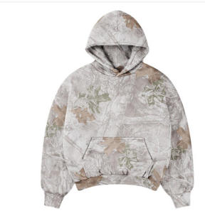 Sweat à capuche en molleton 100% coton avec logo personnalisé sur le devant, streetwear d'hiver, écologique, imperméable, pour hommes - Product Image 6