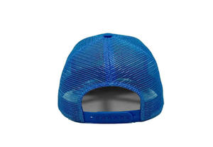 Sombrero de camionero de moda azul, gorras Snapback ajustables con parte trasera de malla de 6 paneles, mapa de Florida bordado, pesca en la playa al aire libre transpirable - Product Image 3