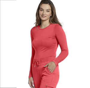 เสื้อยืดคอกลมแขนยาวสำหรับผู้หญิงและผู้ชายเสื้อยืดทางการแพทย์ - Product Image 2