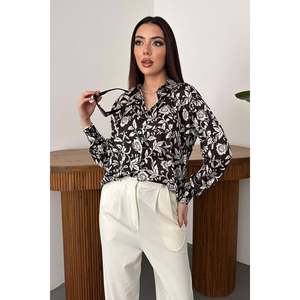 <b>Black</b> Patterned <b>Shirt</b> - <b>Black</b> - Product Image 2