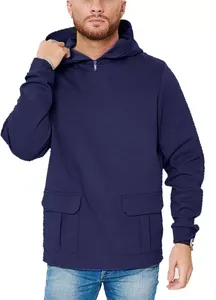 Sweat à capuche unisexe personnalisé surdimensionné 100% coton avec poche, durable, élégant, impression numérique d'hiver, options de marquage, promotions - Product Image 5