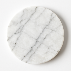 Sous-verres ronds en marbre Ensemble de 4 sous-verres pour bureau à domicile sous-verres en pierre à vendre - Product Image 2