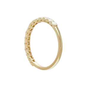 Moissanite Diamond Band Ring Luxury Sparkle Jewelry Women Wedding Anniversary Daily Wear <b>Elegant</b> Timeless Beauty Timeless Design - Product Image 3