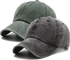 Gorro de Béisbol Deportivo Vintage de 5 Paneles, con Letras Lavadas a la Moda, Logotipo Bordado en 3D, Tejido Común - Product Image 5