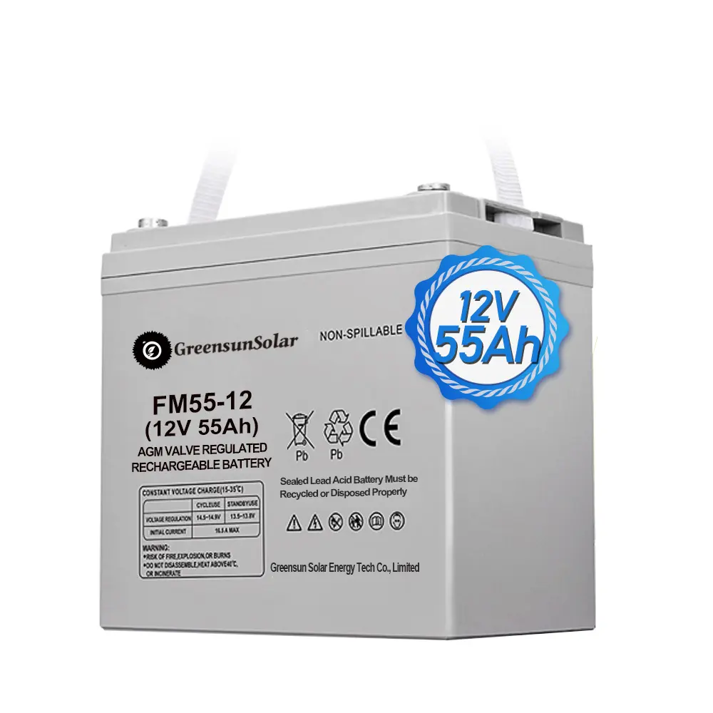 Miễn phí vận chuyển AGM pin 12V 100AH 200AH 300ah 400ah 24V chu kỳ sâu AGM Pin cho nhà năng lượng mặt trời hệ thống