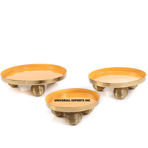 Ensemble de trois plateaux à chocolat de haute qualité, faits à la main, bol à bonbons rond, design nouveau bol à chocolat - Product Image 2