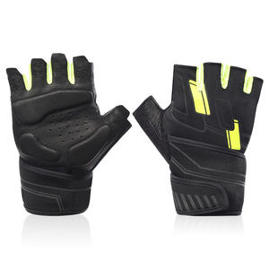 Gants de fitness unisexes demi-doigts, gants de musculation et de musculation, gants de sport en cuir et néoprène pour le cyclisme - Product Image 1