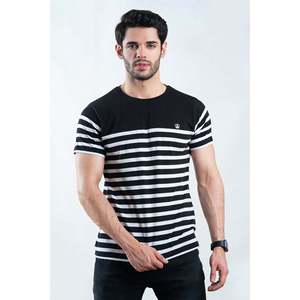 BAHMAN Men's Classic Slim Fit Summer Short Sleeve T-Shirt 100% Cotton 220 Grams Breathable Knitted Yarn Dyed Silk Screen - Product Image 2