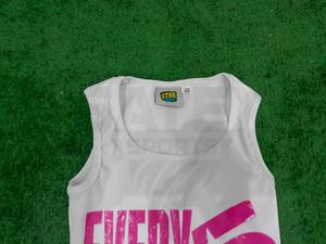 Wholesale Summer Women's <b>Tank</b> <b>Top</b> <b>White</b> Cotton Ribbed Sleeveless Casual Regular Heat-Transfer Printing Moisture Wicking - Product Image 4