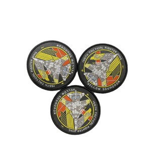 Écussons tissés personnalisés avec motif avion, cœur, fleur, écologiques, à coudre pour vêtements de mode et promotions - Product Image 1