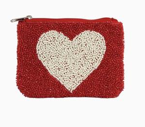 Pochette personnalisée en or avec des perles à la main, visage de chat mignon et fou, porte-monnaie pour femme avec des perles, chaton, fermeture éclair double face - Product Image 1