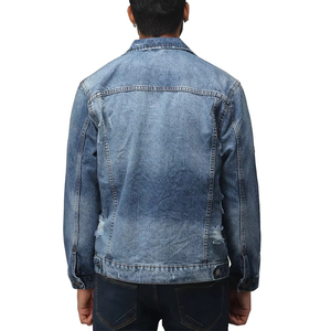 Chaqueta Vaquera Personalizada para Hombre Más Vendida, Chaqueta de Mezclilla Azul de Algodón Lavado de Alta Calidad para la Temporada de Invierno, Venta Directa al por Mayor 2026 - Product Image 2