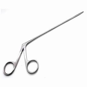 Forceps d'oreille chirurgical ORL extrémité dentelée 1.6mm pince crocodile en acier inoxydable 8 pouces ensemble d'instruments machines - Product Image 1