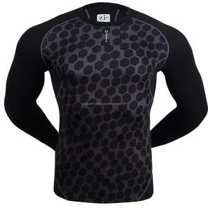 Camisetas de Compresión 100% Poliéster, Sublimación Personalizada, Manga Larga, Rashguards para BJJ, MMA, Atletas de Jiu Jitsu, Ajuste Muscular, Protección UV - Product Image 4