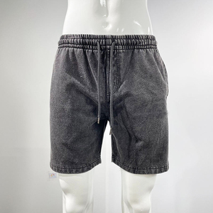 Nouveau design unisexe, short de jogging vintage délavé à l'acide de haute qualité, séchage rapide, style décontracté 2026, motif uni - Product Image 2