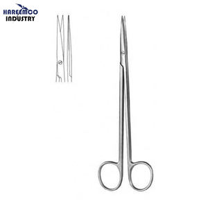 NELSON METZENBAUM DUROTIP Ciseaux chirurgicaux à dissection manuelle de haute qualité en acier inoxydable demi-or CE & ISO - Product Image 1