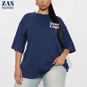 T-shirt unisexe en coton 100% respirant, à séchage rapide, écologique, de mode, en gros, taille plus, logo tricoté, décontracté, uni - Product Image 1