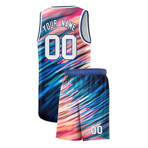 Ensemble d'uniformes de basket-ball pour hommes en polyester BSCI de haute qualité dernière conception vêtements de sport respirants grande taille pour garçons - Product Image 3