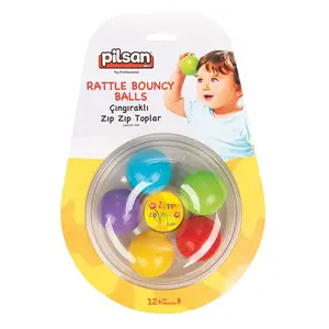 All'ingrosso sonaglio palle rimbalzanti giocare con Zip gioco e giocattoli divertenti in una scatola di plastica per interni ed esterni giocattoli per bambini