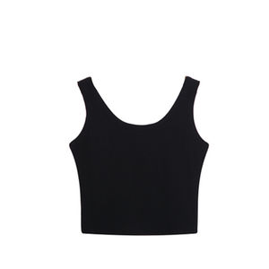 OEM gilet personnalisé décontracté femmes ligne de touche débardeur crop top personnalisé Yoga Gym Fitness entraînement athlétique ajusté débardeur pour les femmes - Product Image 5