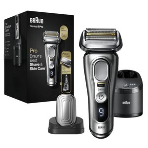Rasoir électrique pour homme Braun Series 9Pro 9487cc, rasoir électrique rechargeable humide et sec avec station de nettoyage et charge ProCare - Product Image 1