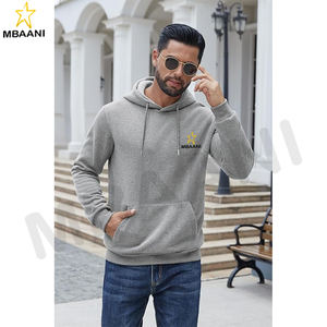 Sweat-shirts à capuche décontractés à manches longues avec cordon de serrage et poche kangourou pour hommes et femmes - Product Image 4