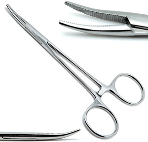 5 Pcs Hémostat Verrouillage Forceps Moustique 5.5 Instruments Courbés Dentaires Chirurgicaux par KAHLU ORHTOPEDIC - Product Image 1