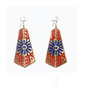 Resin and wooden crafted handmade earring -custom design for women jewelry <b>accessories</b> here - Product Image 2