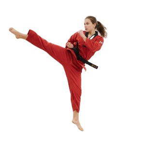 Uniforme de Taekwondo de la Mejor Calidad para Unisex, Talla Personalizada, Poliéster/Algodón, Elástico y de Secado Rápido, Corte Ajustado - Product Image 2