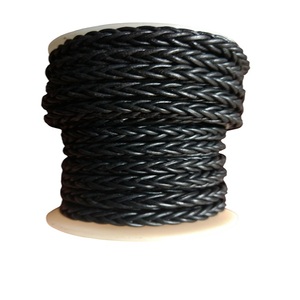 สายหนังวัวถักสี่เหลี่ยมทำมือสำหรับทำเครื่องประดับจำนวนมาก - Product Image 1