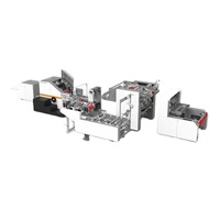 Máquina Automática de Alta Eficiencia para Fabricar Bolsas de Papel, 150 Unidades/Min, Bolsas Planas con Asas, Nueva Condición, Industrias Minoristas