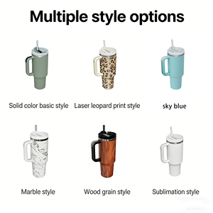 Custom Logo 40oz Vacuum Tumbler with Handle for Office Travel Gifts, Stainless Steel Insulated Coffee Mug - Product Image 3