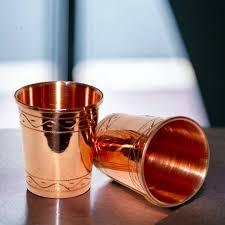 Vaso de chupito de metal de cobre impreso profesionalmente con bueno para el diseño del hígado y el estómago para USO HOTELERO - Product Image 6