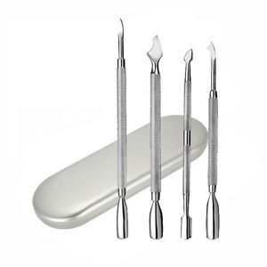 Poussoir à cuticules en acier inoxydable, outil de manucure, vente en gros, 9 pièces - Product Image 2