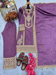 ชุด Kurta งานถักทอเส้นขอบมินาการิของแท้สำหรับงานปาร์ตี้แฟชั่นสำหรับผู้ใหญ่ - Product Image 6