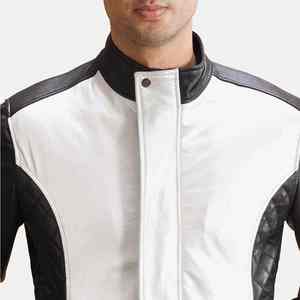 Chaqueta de Cuero de Oveja para Hombre, Diseño Nuevo, Chaqueta de Cuero Auténtico, Chaqueta de Motociclista de Piel de Oveja para Hombre - Product Image 2