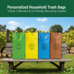 Sacs poubelles personnalisés pour la maison, collection Clizzle - Gadgets de recyclage écologiques - Product Image 3