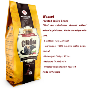 กาแฟอาราบิก้ามอคค่า100% 0.5กก. ได้รับการรับรองฮาลาลโลโก้ตามสั่งมีคาเฟอีนมีคุณสมบัติบรรจุในถุง - Product Image 3