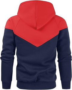 Sudadera con capucha personalizada de lana de alta calidad con logotipo personalizado de servicio OEM, diseño propio y logotipo básico de lana, mezcla de algodón - Product Image 2