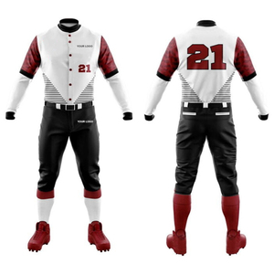 Usine directe conception personnalisée uniformes d'équipe de baseball imprimé Technics livraison rapide avec des options OEM disponibles en vrac - Product Image 1