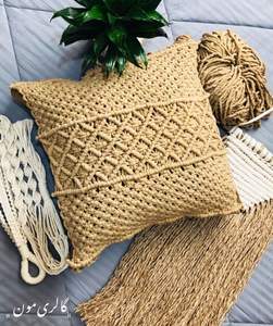 หมอน macrame ผ้าฝ้ายออร์แกนิก100% หมอนลดอาการแพ้ - Product Image 1