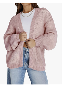 CUSTOM LOGO DIRECT FACTORY NEW ARRIVAL BANGLADESH WOMENS OVERSIZED CHUNKY <b>CARDIGAN</b> SWEATERS OPEN FRONT <b>LONG</b> <b>CARDIGANS</b> KNIT <b>COATS</b> - Product Image 2