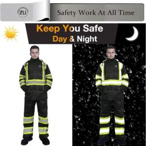 Chaqueta con Capucha Reflectante de Alta Visibilidad con LED Aislante para Invierno para Hombre, Ropa de Trabajo Impermeable, ANSI Clase 1, Logotipo Personalizado de Seguridad - Product Image 5