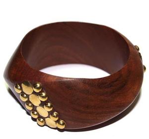 Handmade Natural Wood Bangle <b>Set</b> | Classic Style Party Bangles & <b>Bracelets</b> | Wholesale Customizable - Product Image 3