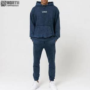 Conjunto Deportivo de Dos Piezas para Hombre, Diseño Moderno, Alta Calidad, Color Sólido, Invierno, 100% Algodón, Transpirable, para Correr - Product Image 4