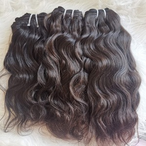 Wholesale Price 100% Natural Body Wave Indian Temple Remy Hair <b>Extensions</b> Raw Virgin Unprocessed Bundle - Product Image 6